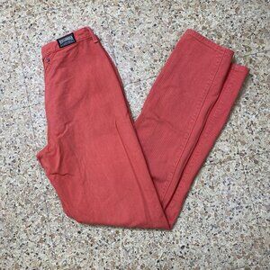 80s 90s Roughrider Western Jeans Women’s 13/14 Pink Denim Bareback Rodeo 30-31”